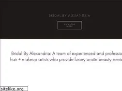 Sites similar to bridalbyalexandria.com