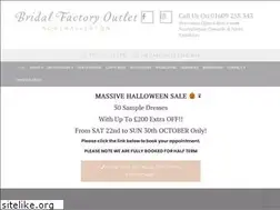 Sites similar to bridalfactoryoutlet.co.uk