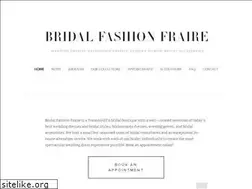 Sites similar to bridalfashionfraire.com