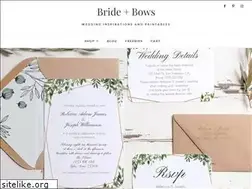 Sites similar to brideandbows.com