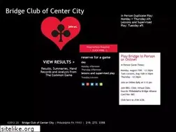 Sites similar to bridgeclubofcentercity.com