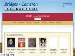 Sites similar to bridgescameronfuneralhome.com