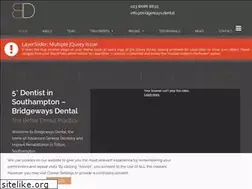 Sites similar to bridgeways.dental