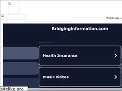 Sites similar to bridginginfo.com