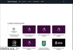 Sites similar to brieffootball.com