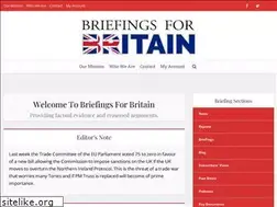 Sites similar to briefingsforbritain.co.uk