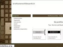 Sites similar to briefkastenschilderprofi.ch