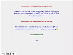 Sites similar to briefpapiershop.de