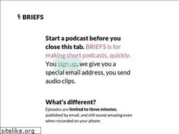 Sites similar to briefs.fm