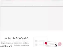 Sites similar to briefwahl-beantragen.de