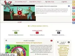 Sites similar to brigadesactionspaysannes.be