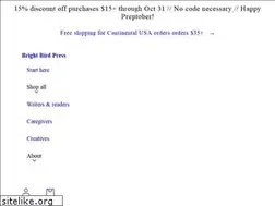 Sites similar to brightbirdpress.com