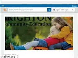 Sites similar to brightoncommunityed.com