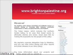 Sites similar to brightonpalestine.org