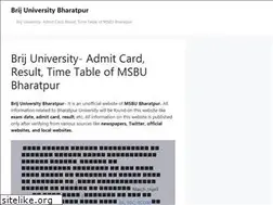 Sites similar to brijuniversity.in
