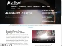 Sites similar to brilliantlightpower.com