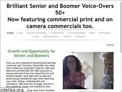 Sites similar to brilliantseniorvoiceovers.com