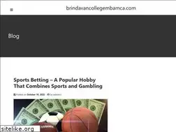 Sites similar to brindavancollegembamca.com