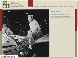 Sites similar to bringinghistoryhome.org