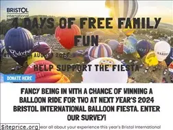 Sites similar to bristolballoonfiesta.co.uk