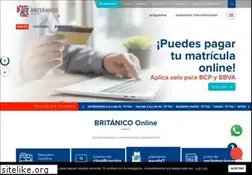 Sites similar to britanico.edu.pe
