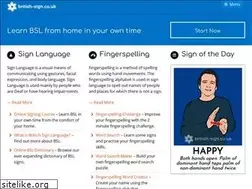 Sites similar to british-sign.co.uk