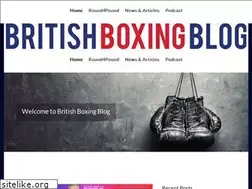 Sites similar to britishboxingblog.com
