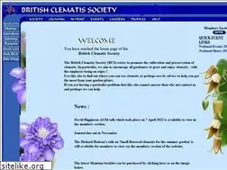 Sites similar to britishclematis.org.uk