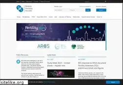 Sites similar to britishfertilitysociety.org.uk