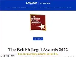 Sites similar to britishlegalawards.com