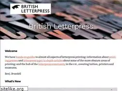 Sites similar to britishletterpress.co.uk