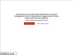 Sites similar to britishstore.hu