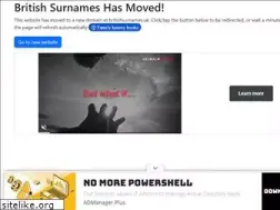 Sites similar to britishsurnames.co.uk