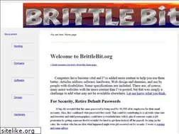 Sites similar to brittlebit.org