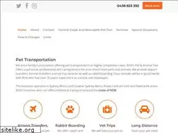 Sites similar to brittspettaxi.com.au