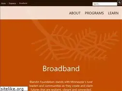 Sites similar to broadband.blandinfoundation.org