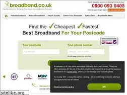 Sites similar to broadband.co.uk