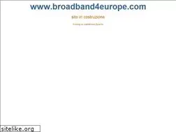 Sites similar to broadband4europe.com
