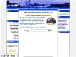Sites similar to broadband4lhanbryde.co.uk