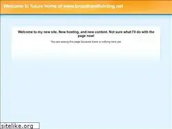 Sites similar to broadbandhosting.net