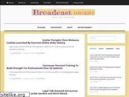 Sites similar to broadcastdigest.com