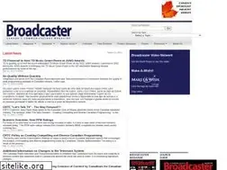 Sites similar to broadcastermagazine.com