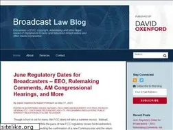Sites similar to broadcastlawblog.com