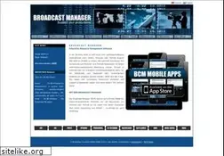 Sites similar to broadcastmanager.de
