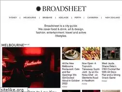 Sites similar to broadsheet.com.au