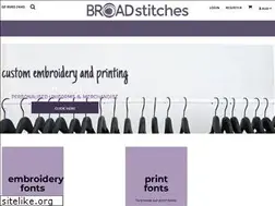 Sites similar to broadstitches.com.au