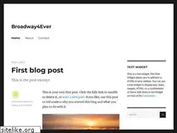 Sites similar to broadway4ever.wordpress.com