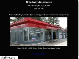 Sites similar to broadwayautomotivetyler.com