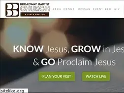 Sites similar to broadwaybaptistchurch.com