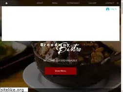 Sites similar to broadwaybistroca.com
